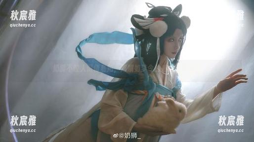 奶狮不咬人倾情私拍，嫦娥如梦令的魅力无处不在